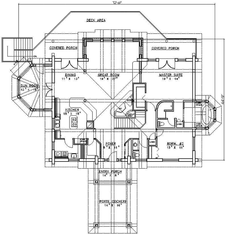 Main Floor Plan: 34-105
