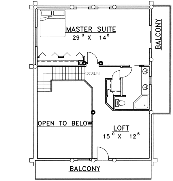 Upper/Second Floor Plan:34-106