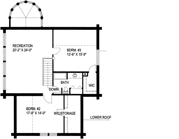 Upper/Second Floor Plan:34-109