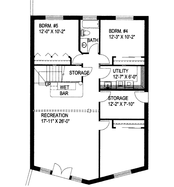Lower Floor Plan: 34-112