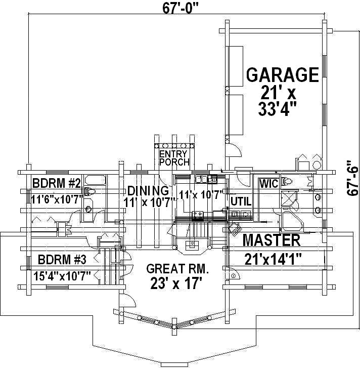 Main Floor Plan: 34-115