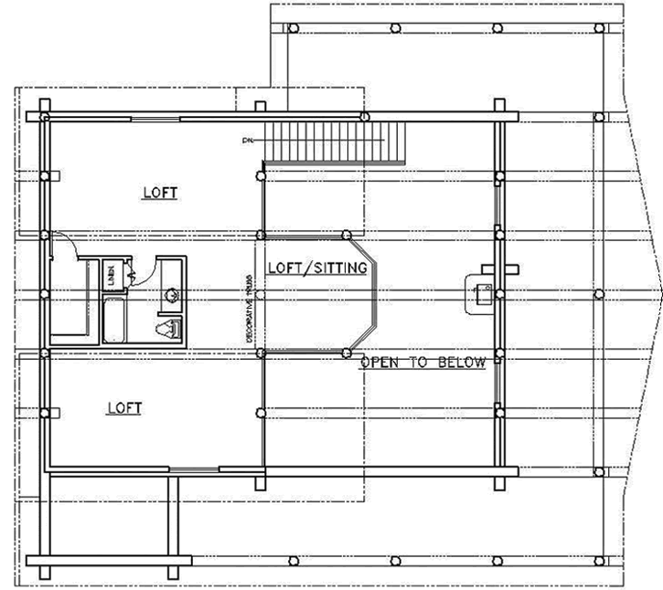 Upper/Second Floor Plan:34-116