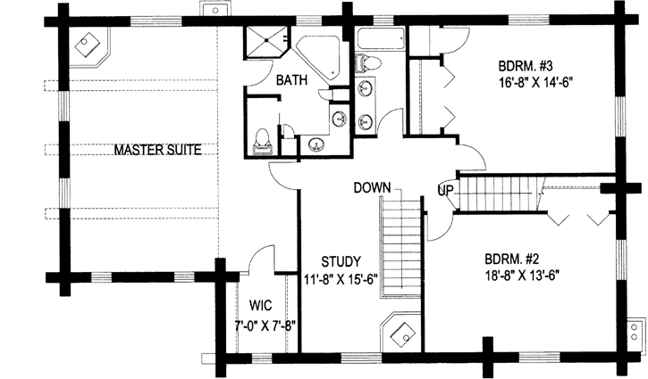 Upper/Second Floor Plan:34-119