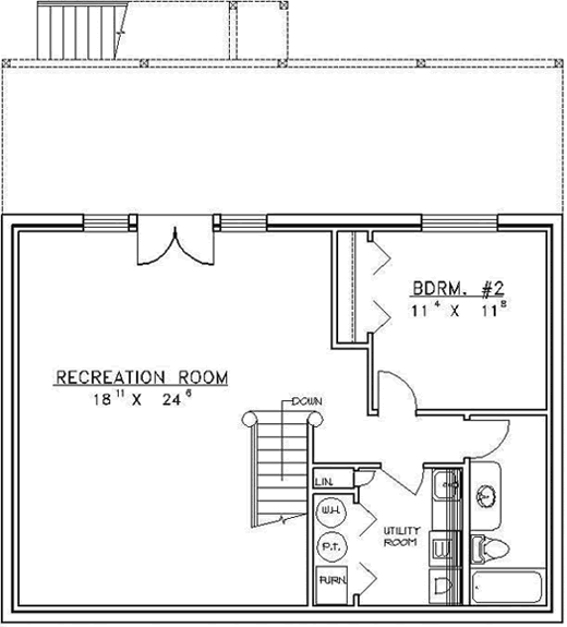 Lower Floor Plan:34-125