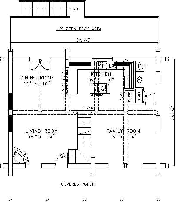 Main Floor Plan: 34-125