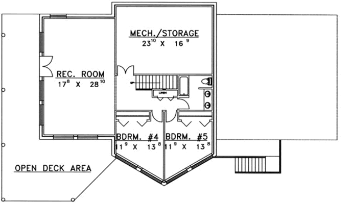 Lower Floor Plan:34-129