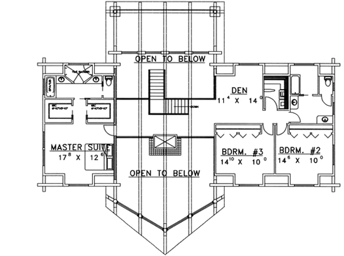 Upper/Second Floor Plan:34-129