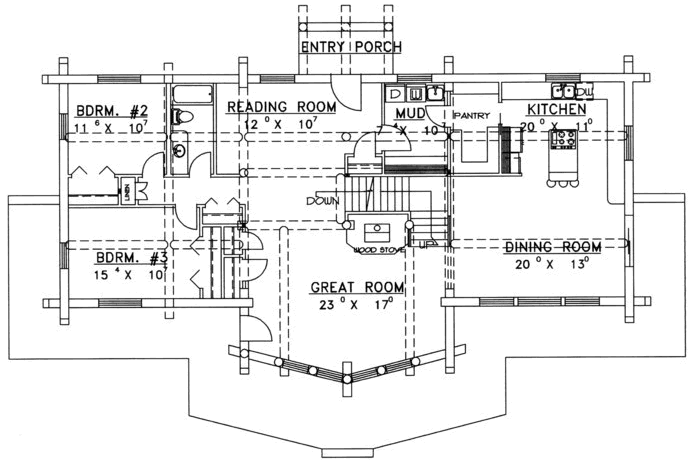 Main Floor Plan: 34-132