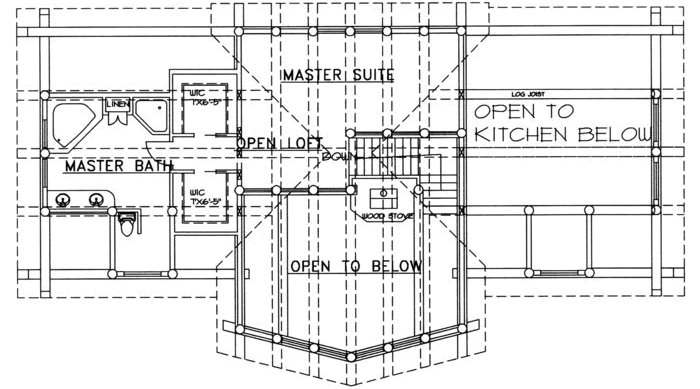 Upper/Second Floor Plan:34-132