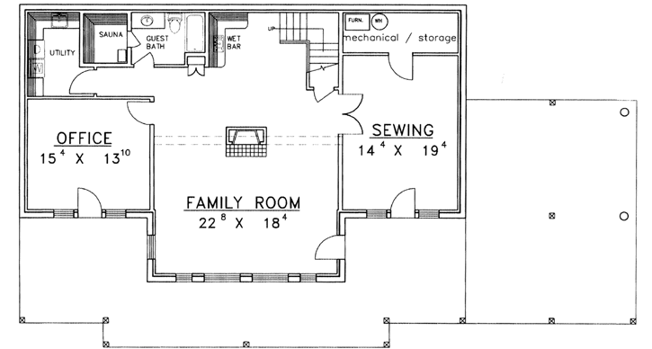 Lower Floor Plan:34-135