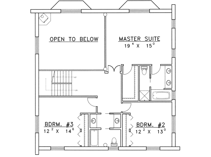 Upper/Second Floor Plan:34-141