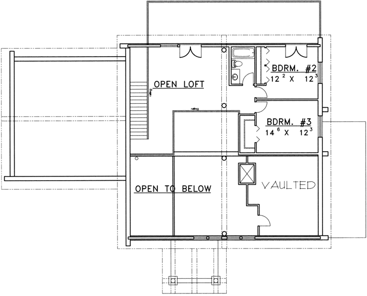 Upper/Second Floor Plan:34-142