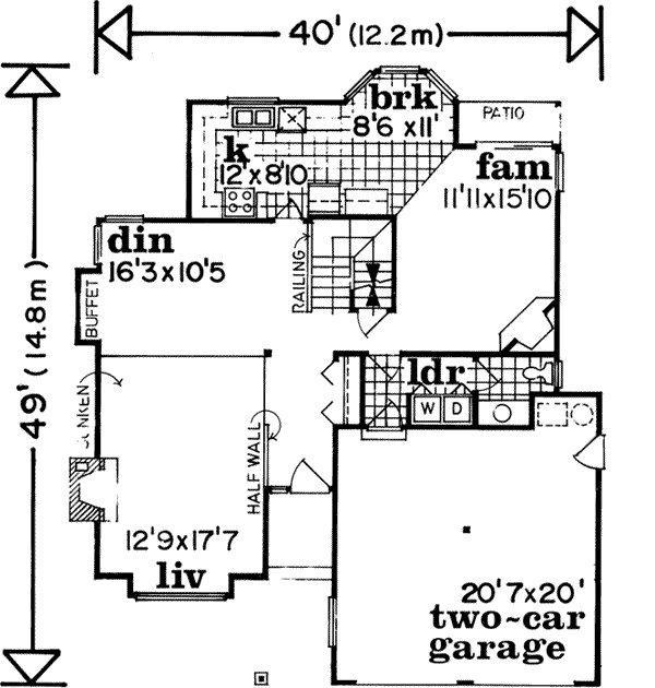 Main Floor Plan: 35-104