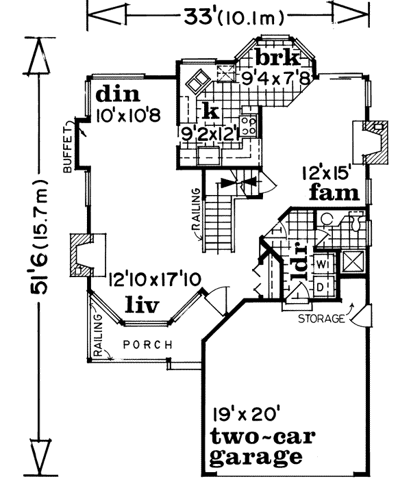 Main Floor Plan: 35-105