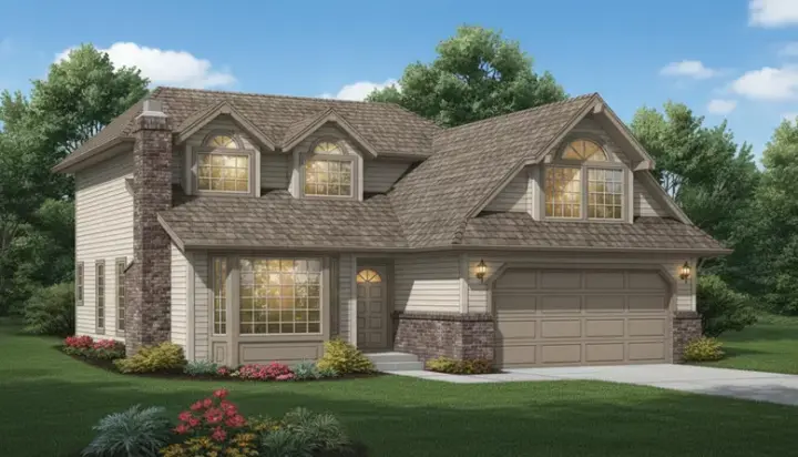 Traditional house plans 35-106 - front exterior, 2,034 sq ft, 3 bed, 2 bath house plans | Monster House Plans