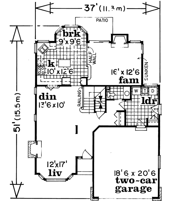 Main Floor Plan: 35-106
