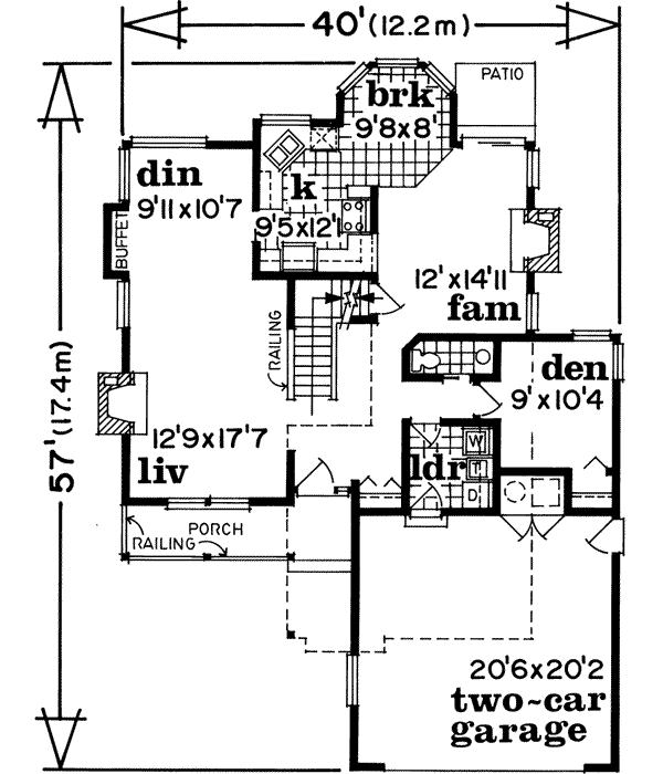 Main Floor Plan: 35-107