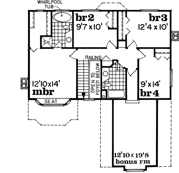 Upper/Second Floor Plan: 35-109