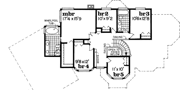Upper/Second Floor Plan: 35-116