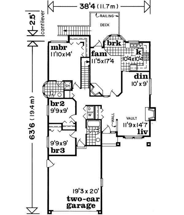 Main Floor Plan: 35-117