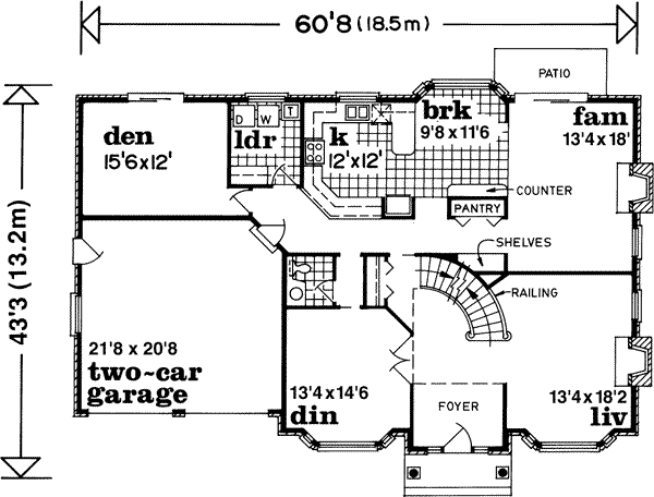 Main Floor Plan: 35-120