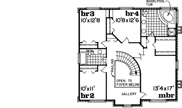 Upper/Second Floor Plan:35-120