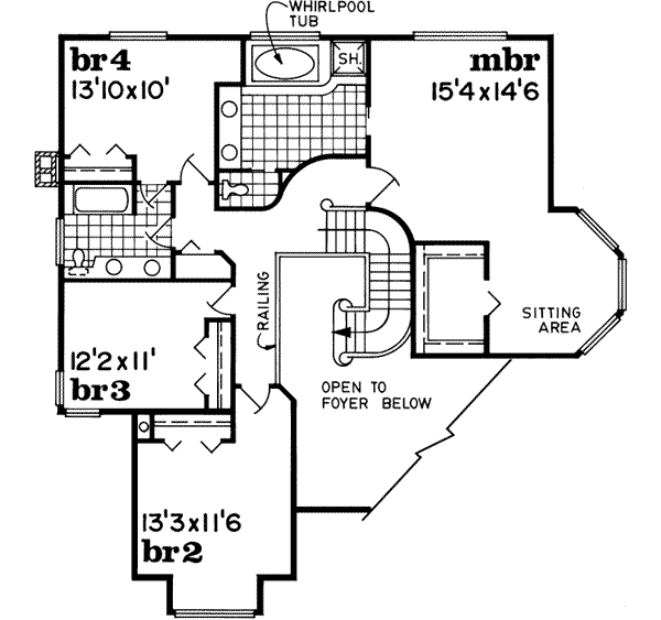 Upper/Second Floor Plan: 35-121
