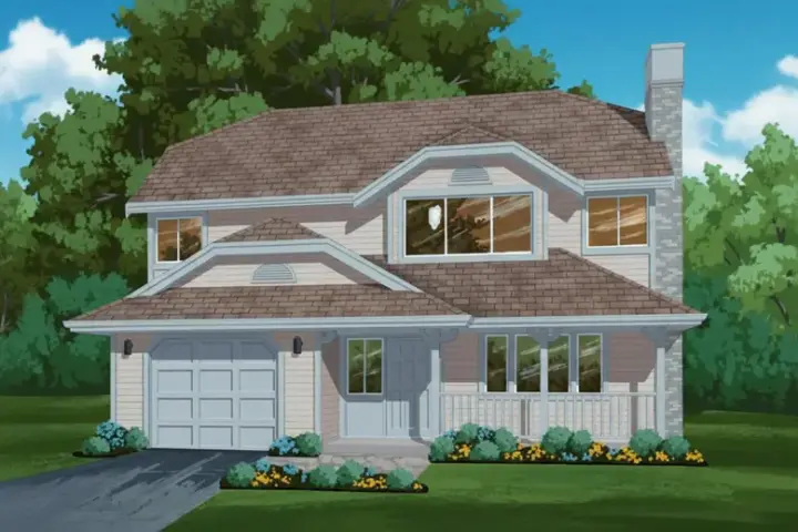 Traditional house plans 35-122 - front exterior, 1,222 sq ft, 3 bed, 2 bath house plans | Monster House Plans