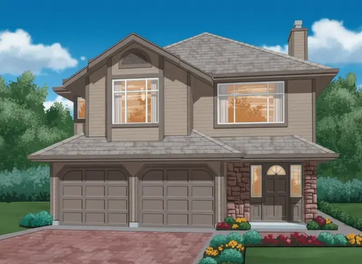 Traditional house plans 35-123 - front exterior, 1,375 sq ft, 3 bed, 2 bath house plans | Monster House Plans