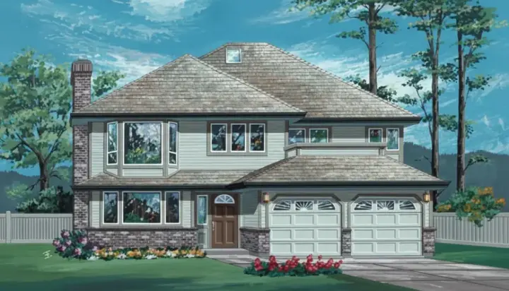 Traditional house plans 35-125 - front exterior, 1,617 sq ft, 3 bed, 2 bath house plans | Monster House Plans