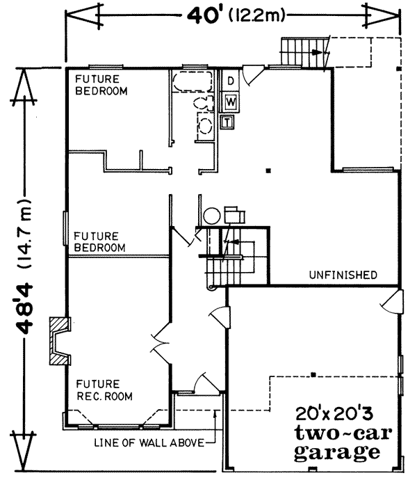 Main Floor Plan: 35-125
