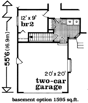Traditional Style Home Design Plan: 35-126