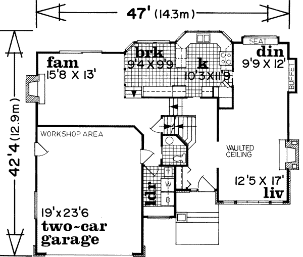 Main Floor Plan: 35-129