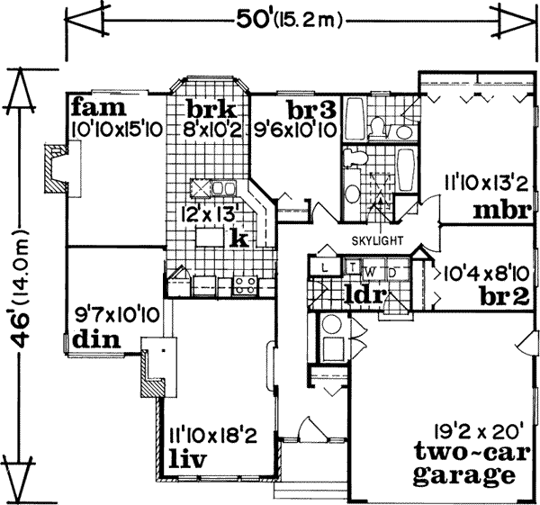 Main Floor Plan: 35-136