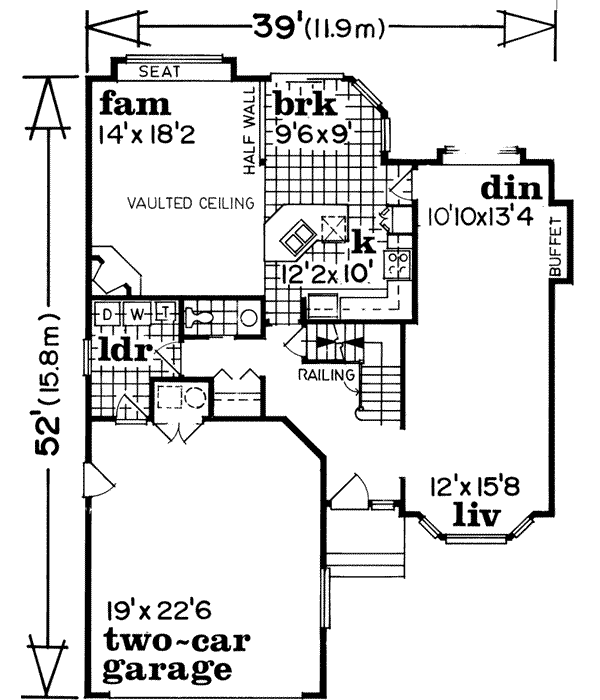 Main Floor Plan: 35-140