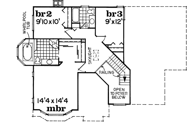 Upper/Second Floor Plan: 35-141