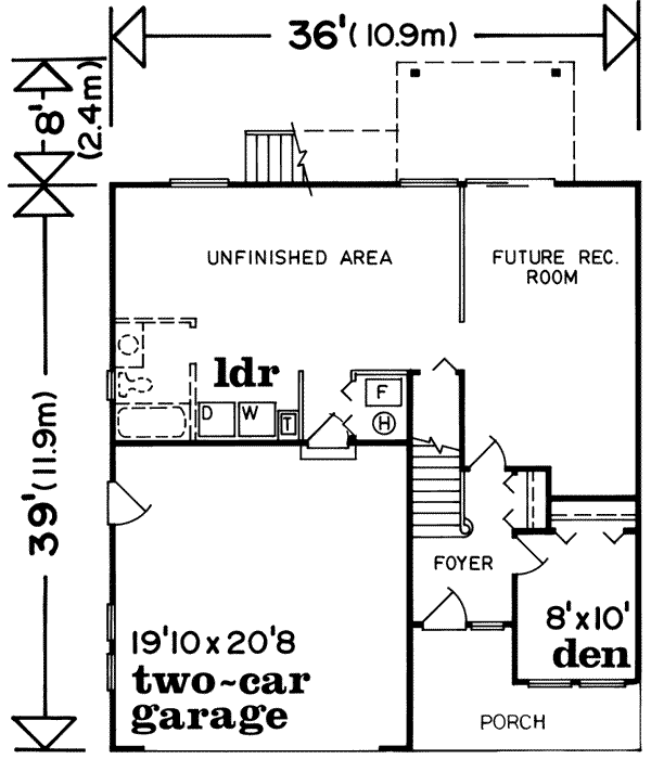 Main Floor Plan: 35-145