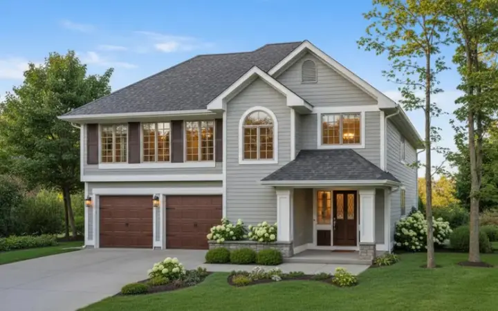 Northwest house plans 35-147 - front exterior, 1,348 sq ft, 3 bed, 2 bath house plans | Monster House Plans