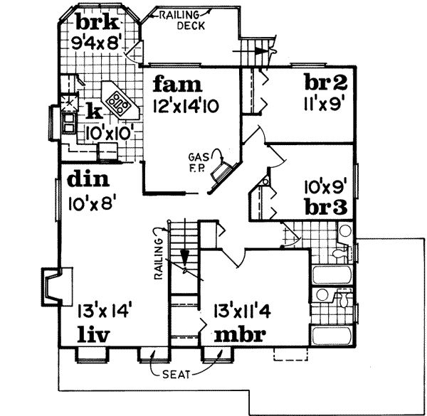Upper/Second Floor Plan: 35-148