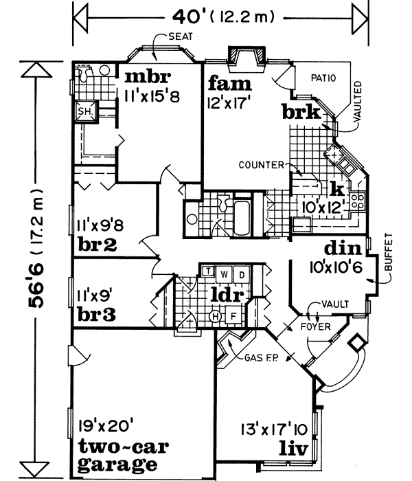 Main Floor Plan: 35-151
