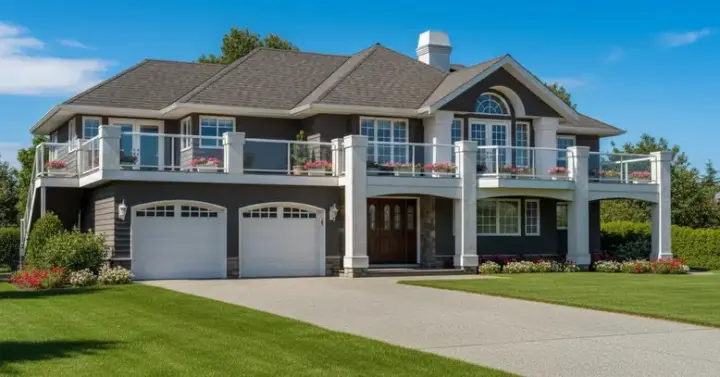 Sunbelt house plans 35-153 - front exterior, 1,988 sq ft, 3 bed, 2 bath house plans | Monster House Plans