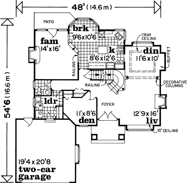 Main Floor Plan: 35-155