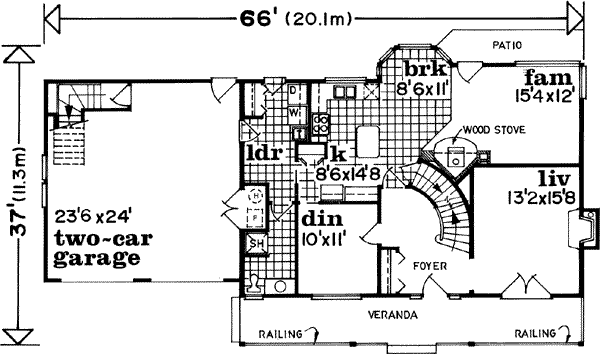 Main Floor Plan: 35-156