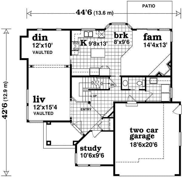 Main Floor Plan: 35-165