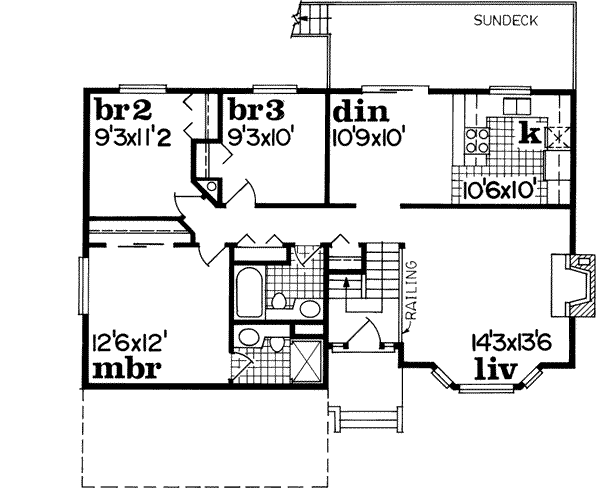Main Floor Plan: 35-166