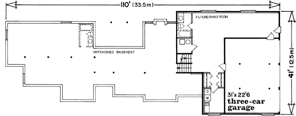 Lower Floor Plan: 35-167