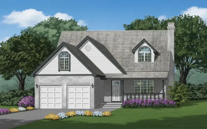 Country house plans 35-172 - front exterior, 1,748 sq ft, 4 bed, 2 bath house plans | Monster House Plans