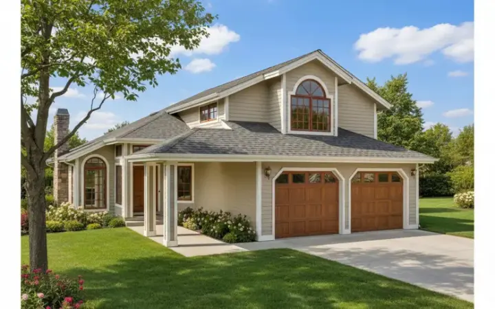 Northwest house plans 35-174 - front exterior, 1,748 sq ft, 3 bed, 2 bath house plans | Monster House Plans