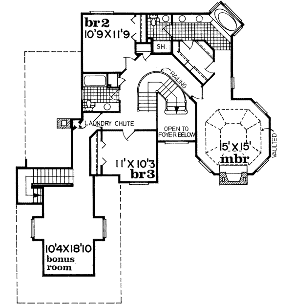 Upper/Second Floor Plan: 35-179