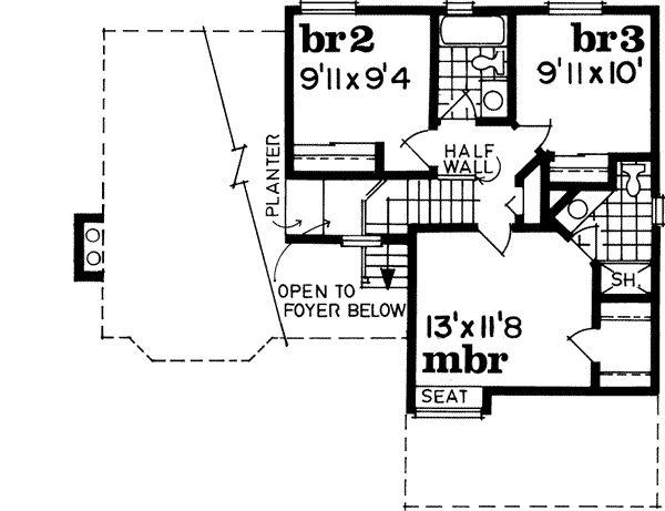 Upper/Second Floor Plan: 35-181